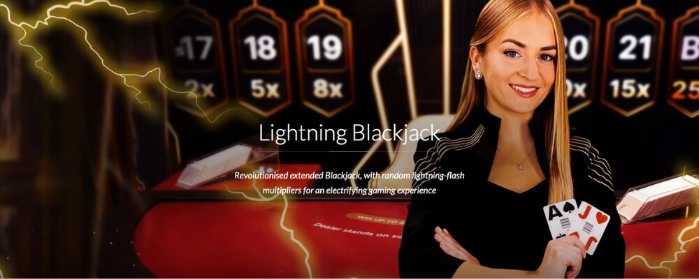 Lightning Blackjack by Evolution