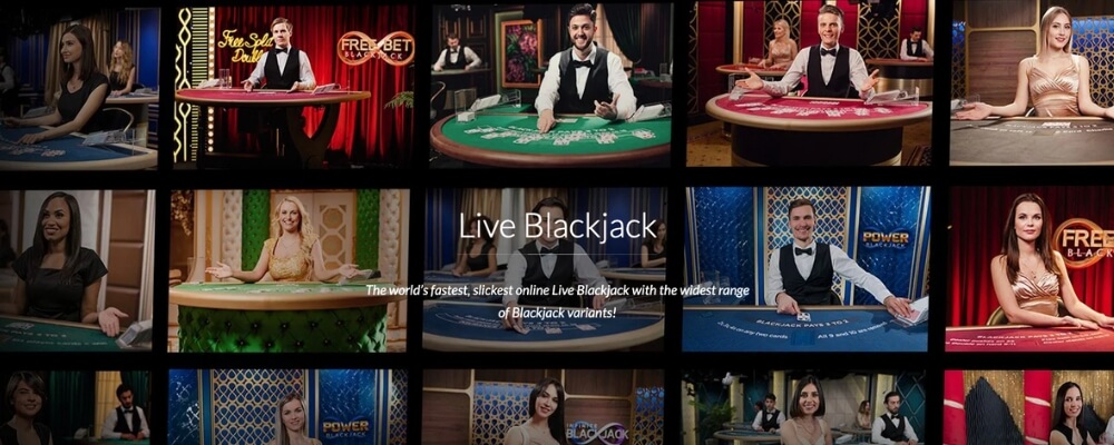 Live Online Blackjack by Evolution