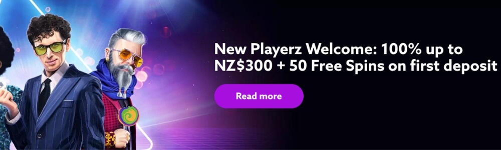 Playerz Welcome Bonus