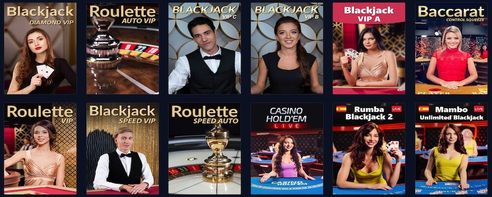 Rabona Blackjack Selection