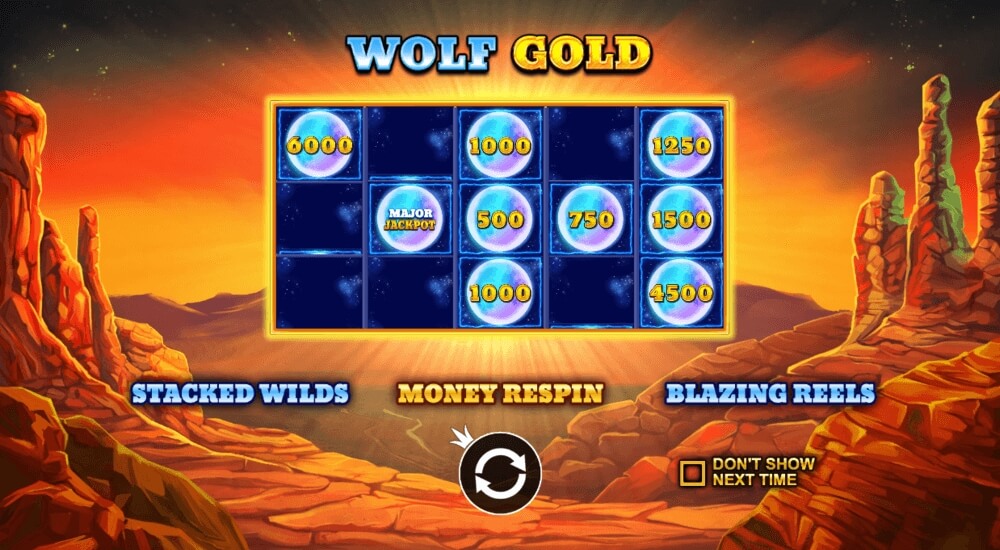 Wolf Gold Slot Money Respin