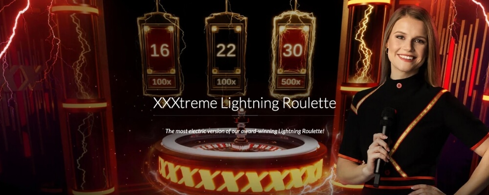 XXXtreme Lightning Roulette by Evolution Live Casino